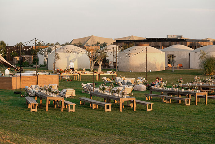 Terme Di Vulci - Glamping Eco-Chic Spa Retreat in Italy - Destination Wedding Weddings Abroad Italian venue