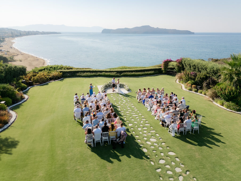 Sea View Wedding Venue Crete
