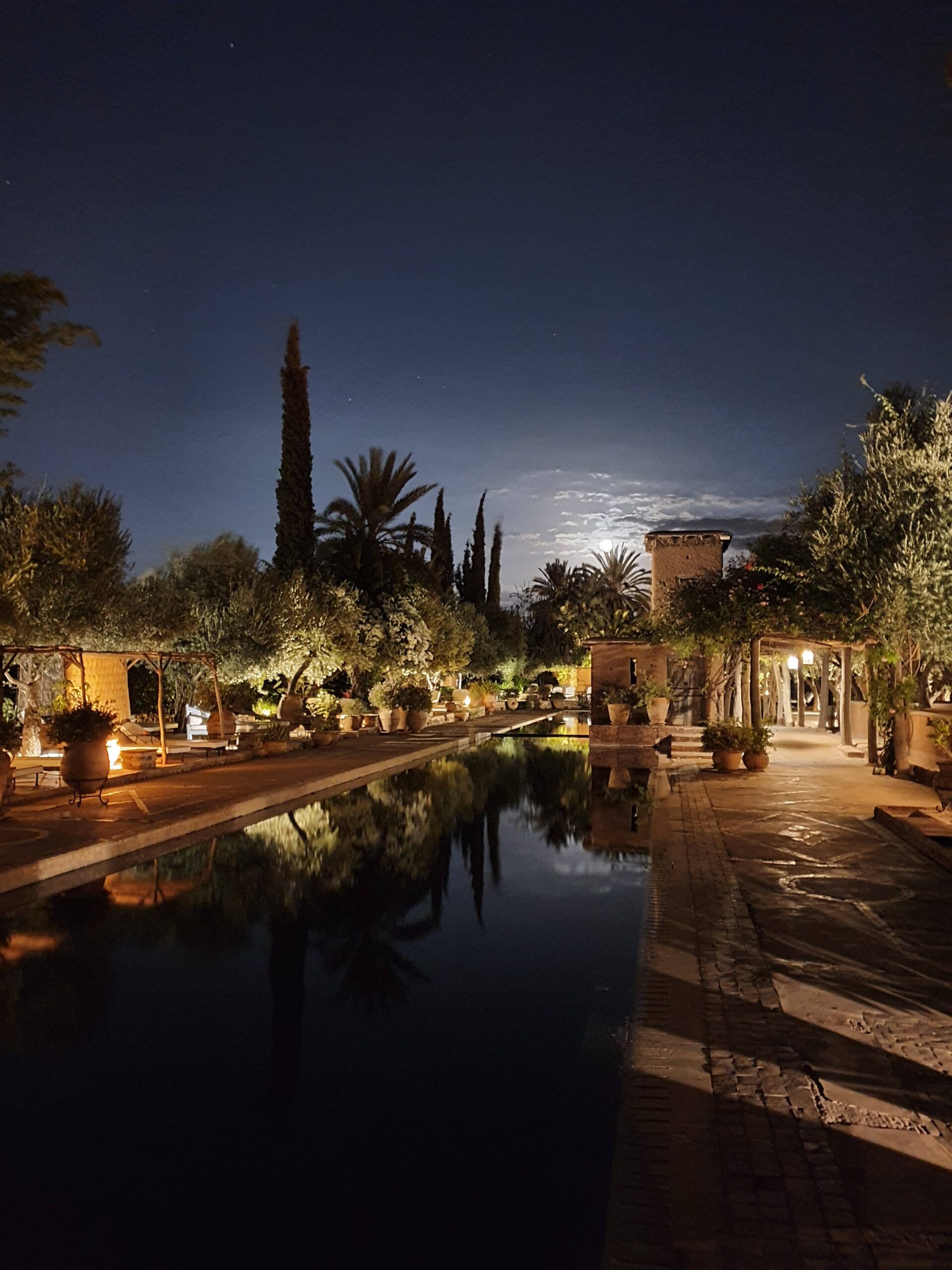 Beldi Country Club Marrakech in the evening